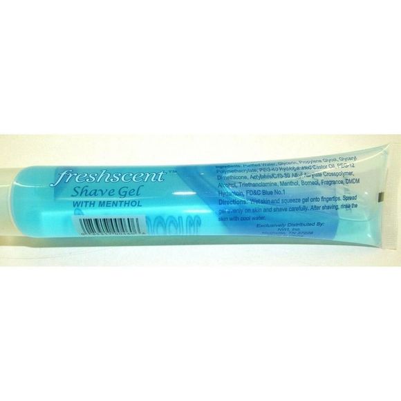 FRESHSCENT Shave Gel Menthol - 144 Tubes 3 oz Each - Picture 2 of 2